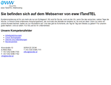 Tablet Screenshot of config03.itandtel.at